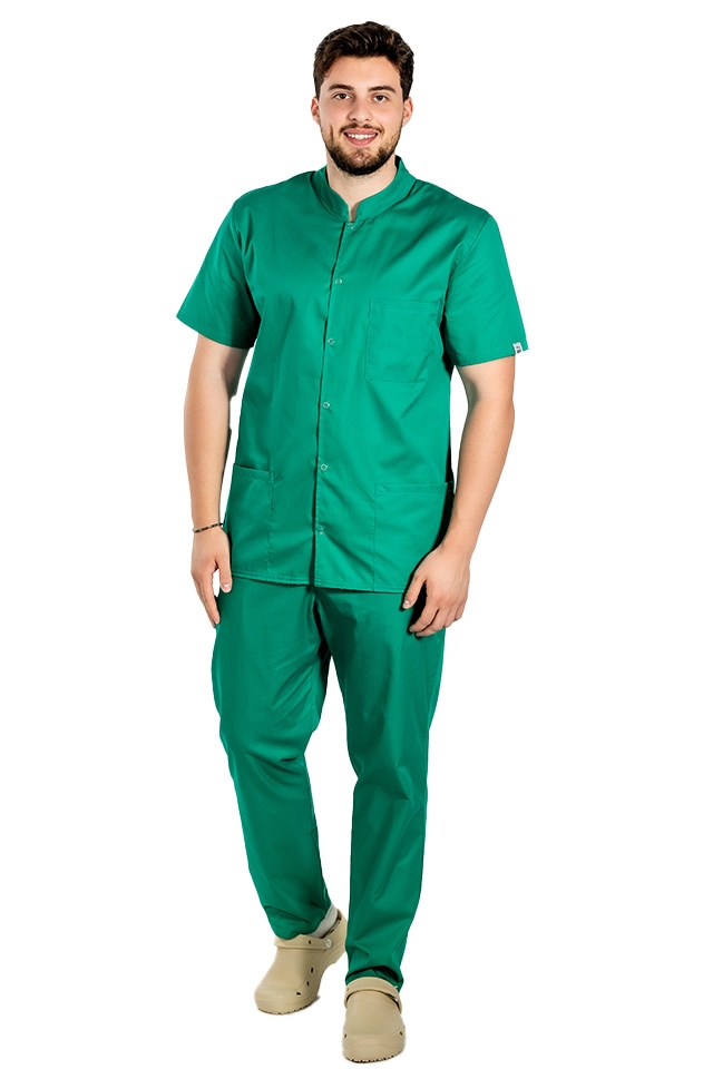 Zelena kirurška tunika, medicinska obleka