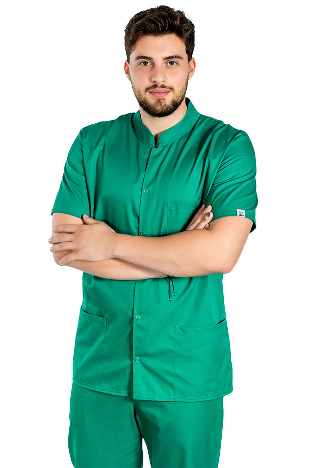 Zelena kirurška tunika, medicinska obleka