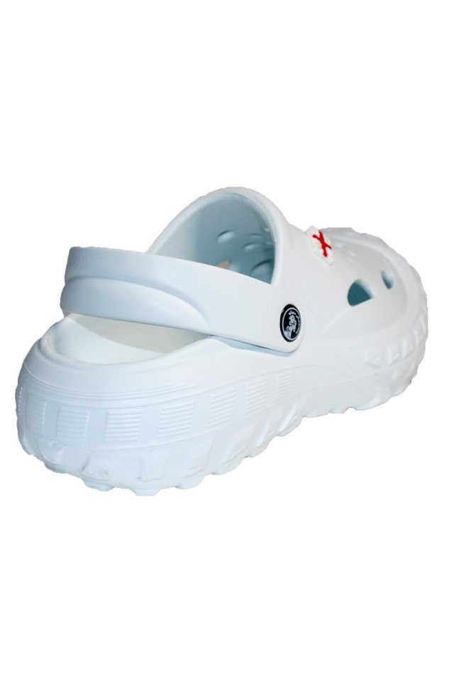 Beli cokli za ženske z aplikacijami