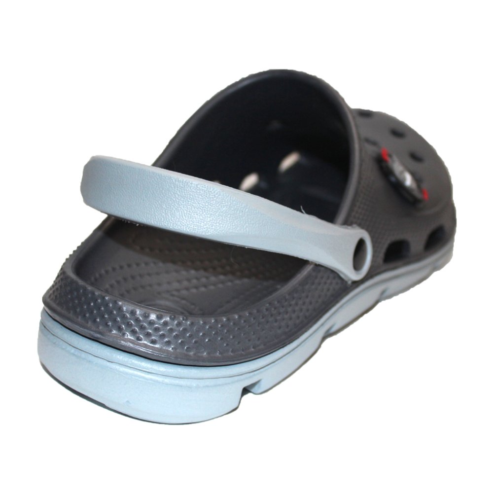 Profesionalni medicinski cokli sive barve iz EVA pene - moški model, z aplikiranimi detajli