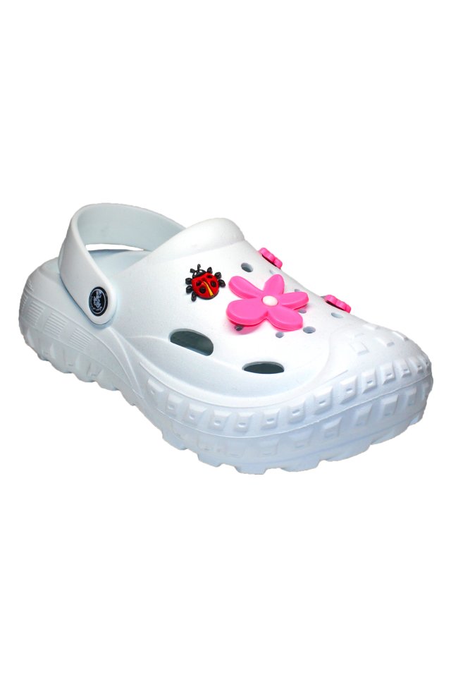 Beli medicinski cokli za ženske - Cokli z aplikacijami