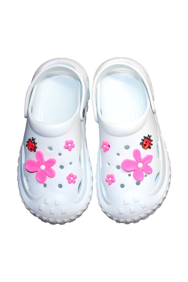 Beli medicinski cokli za ženske - Cokli z aplikacijami