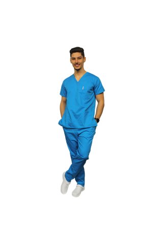 Unisex turkizna moška medicinska obleka