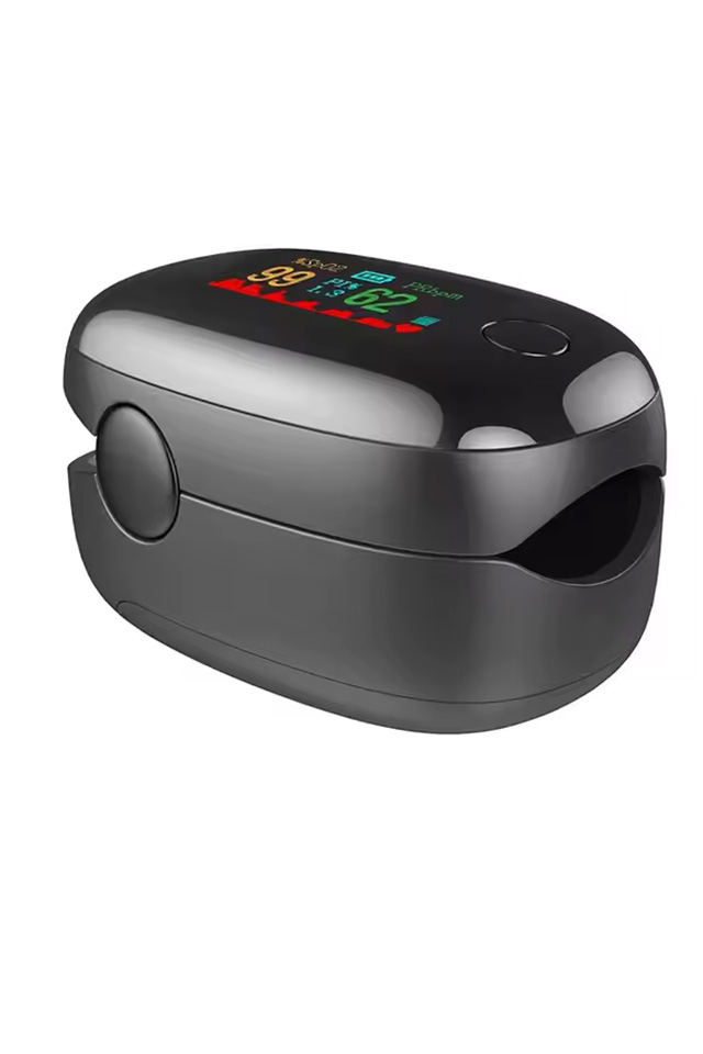 Digitalni pulzni oksimeter, silikonska zaščita, funkcija samodejnega izklopa, hitro merjenje krvnega kisika in srčnega utripa