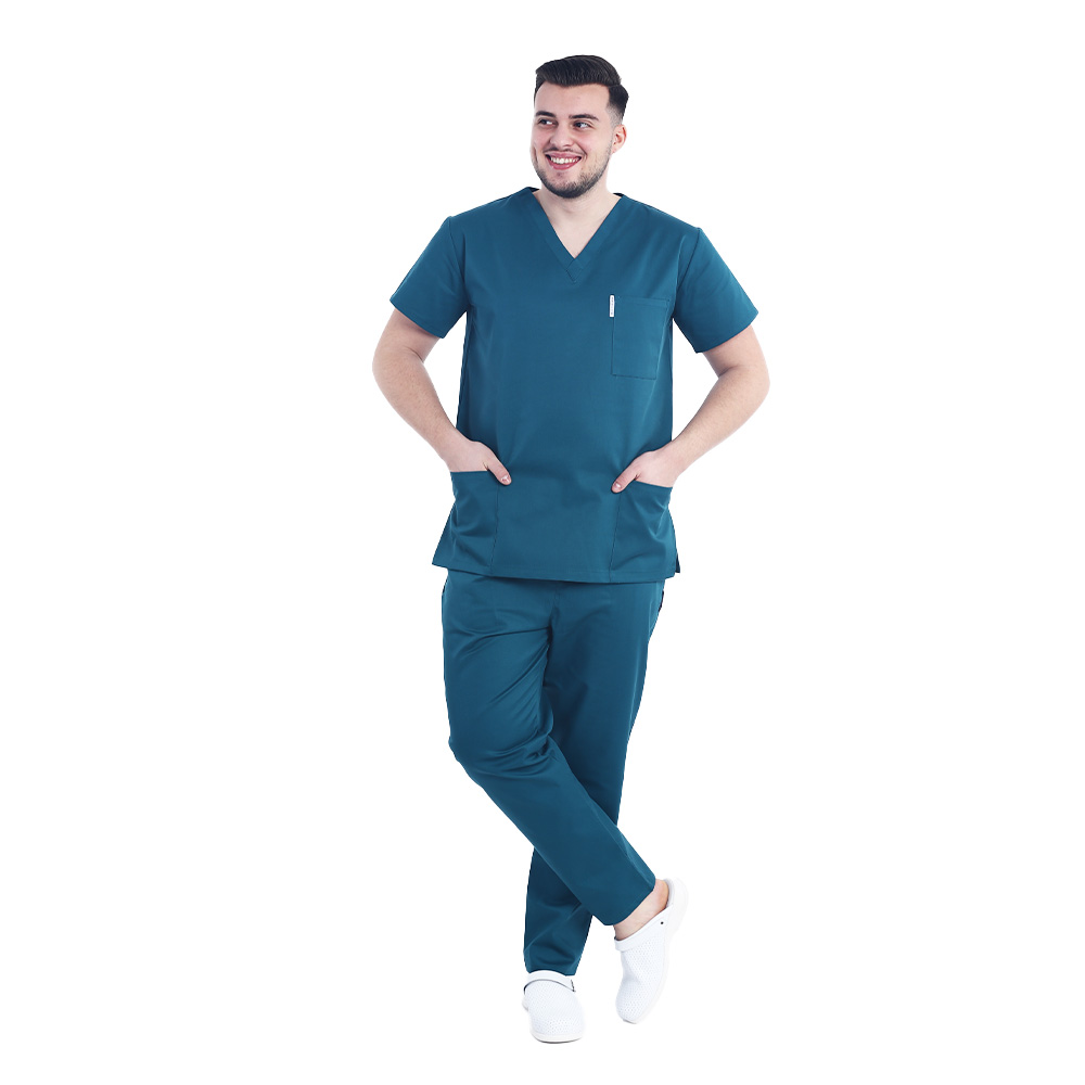 Unisex zelena moška medicinska obleka tuborg