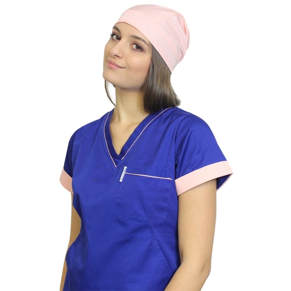 Kapa v barvi breskve, uniseks, univerzalna velikost, z zapenjanjem na vrvico zadaj