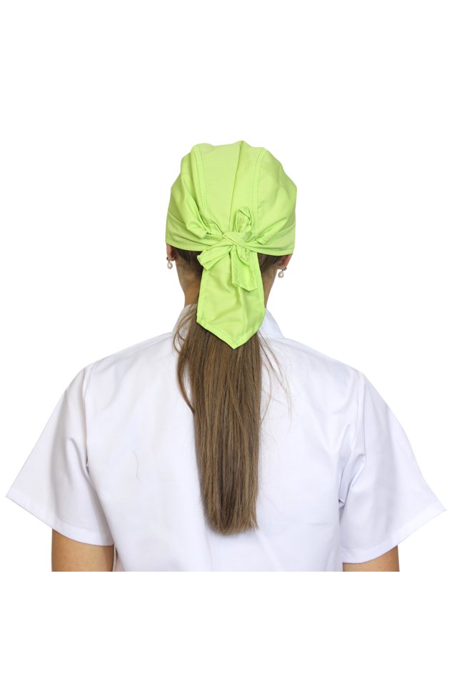 Lime kapa, uniseks, univerzalna velikost, z zapenjanjem na vrvico zadaj