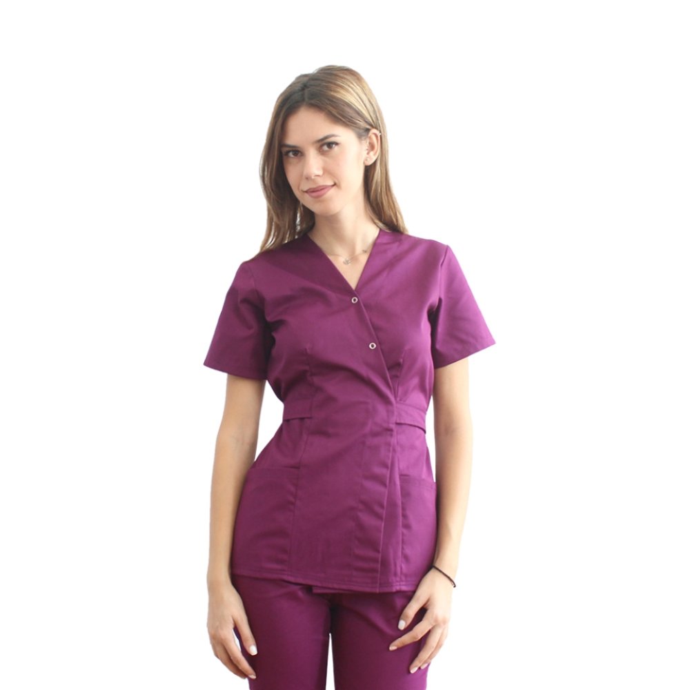 Medicinski kombinezon Visina, kimono bluza in hlače visina na elastiko